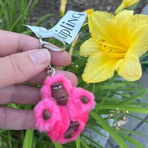 Kipling “Piper” Pink Keychain XS